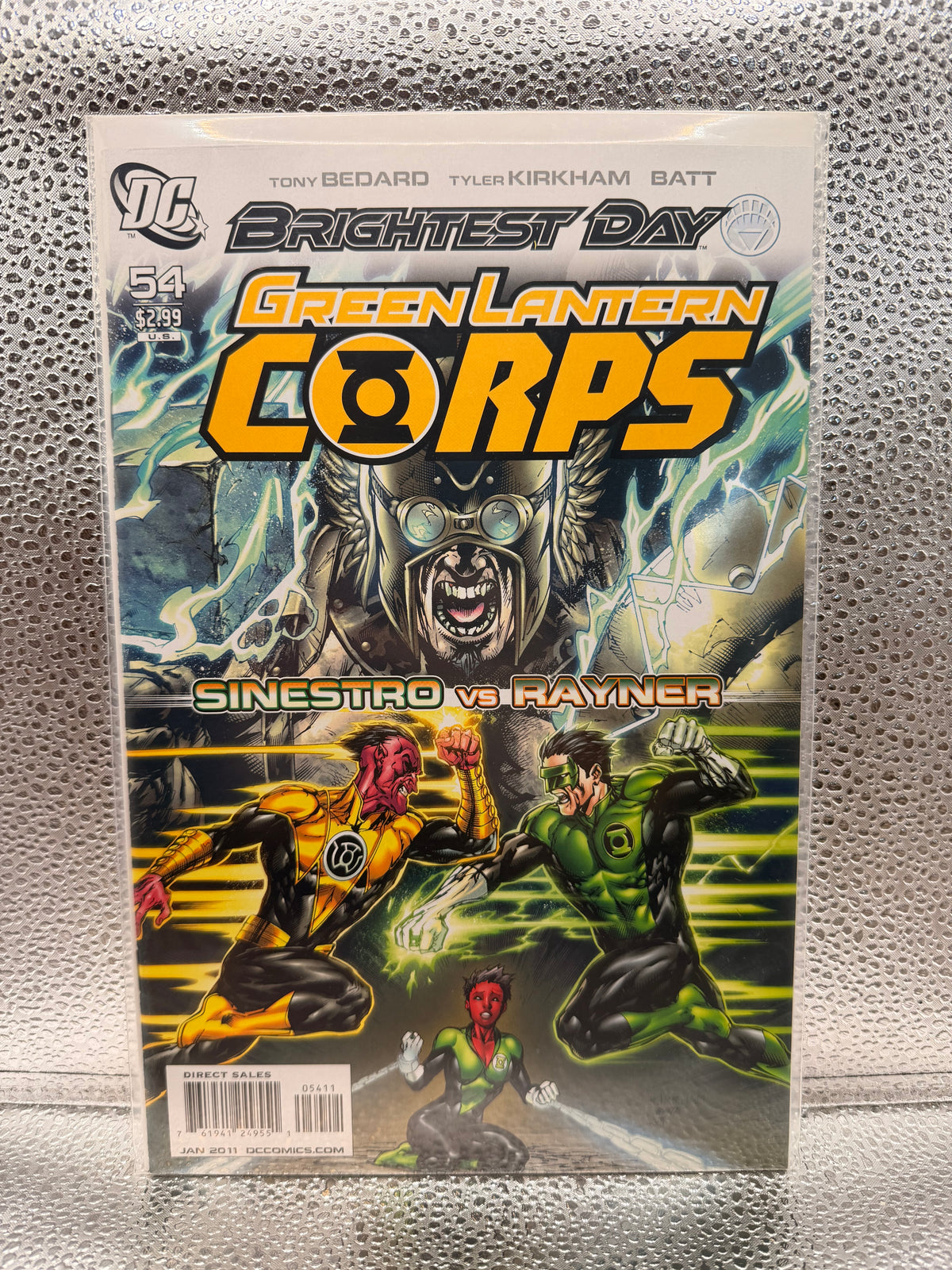 Brightest Day Green Lantern Corps #54 (2011) Sinestro vs Rayner