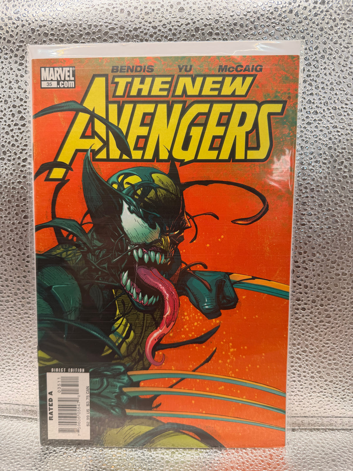 New Avengers #35, Yu Cover, 1st Venomized Wolverine