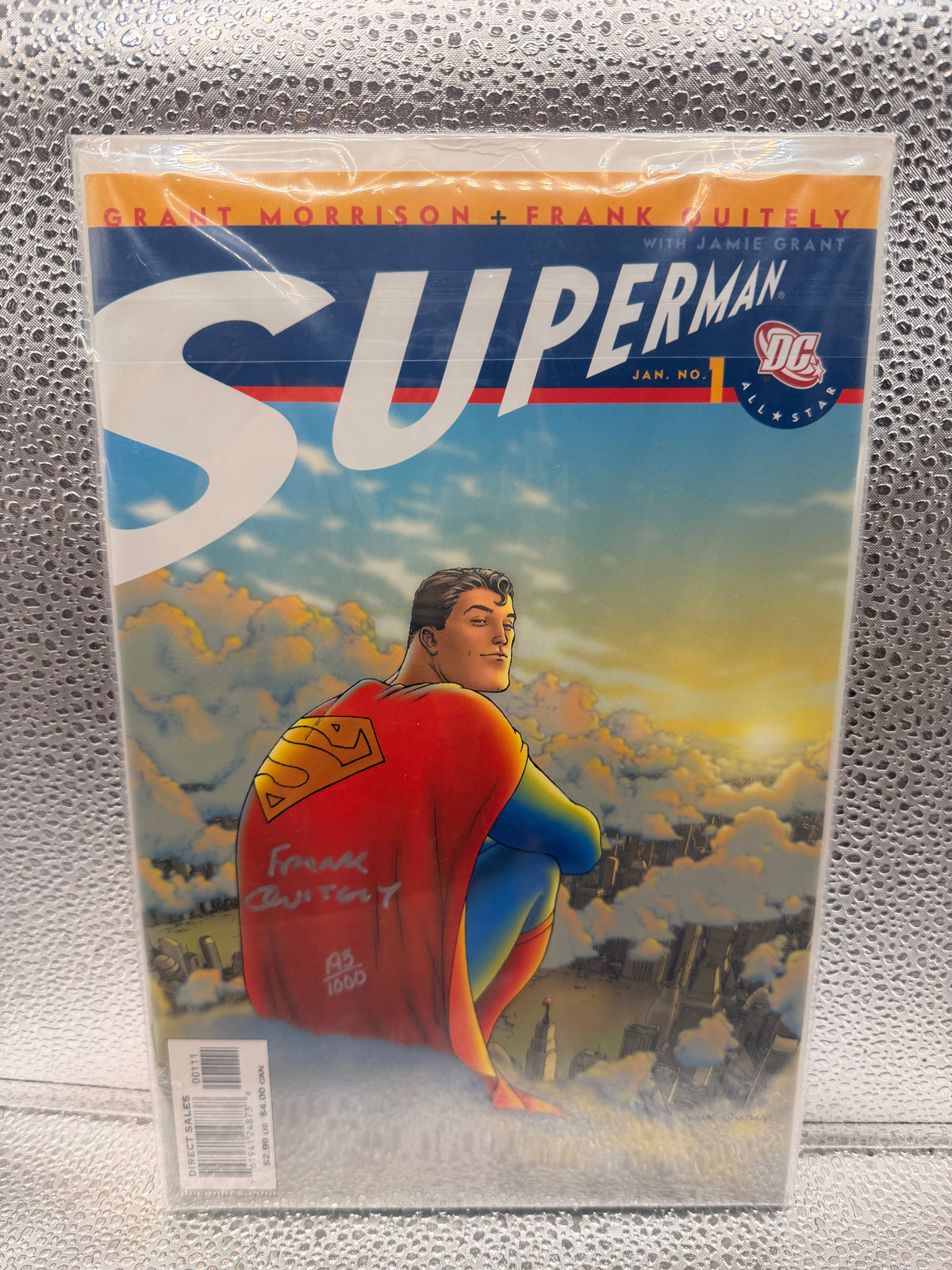 All Star Superman #1 (2006) Frank Quietly signed  DC Autheticated