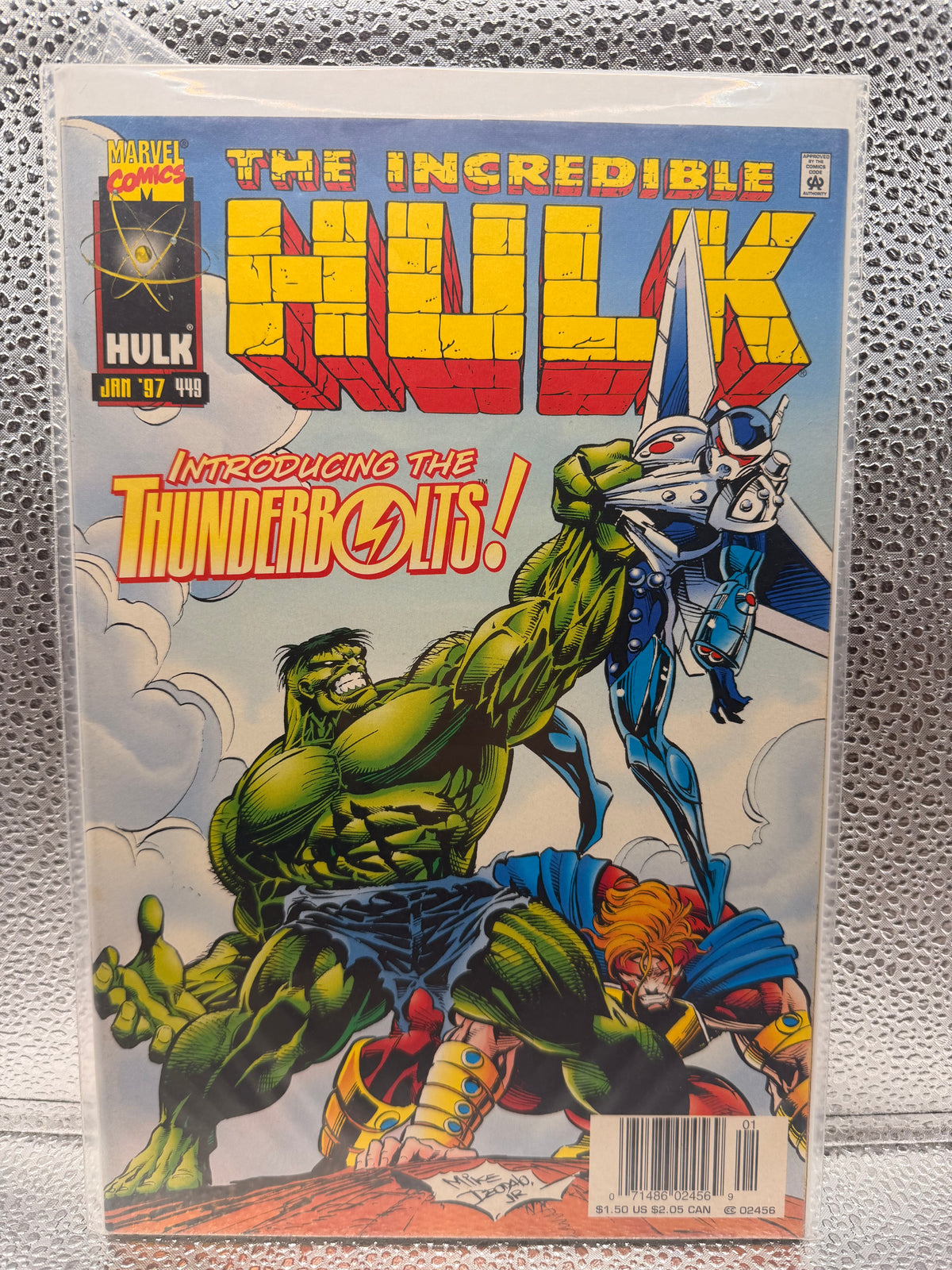 The Incredible Hulk #449 Newsstand Edition (1996) First Appearance: Thunderbolts